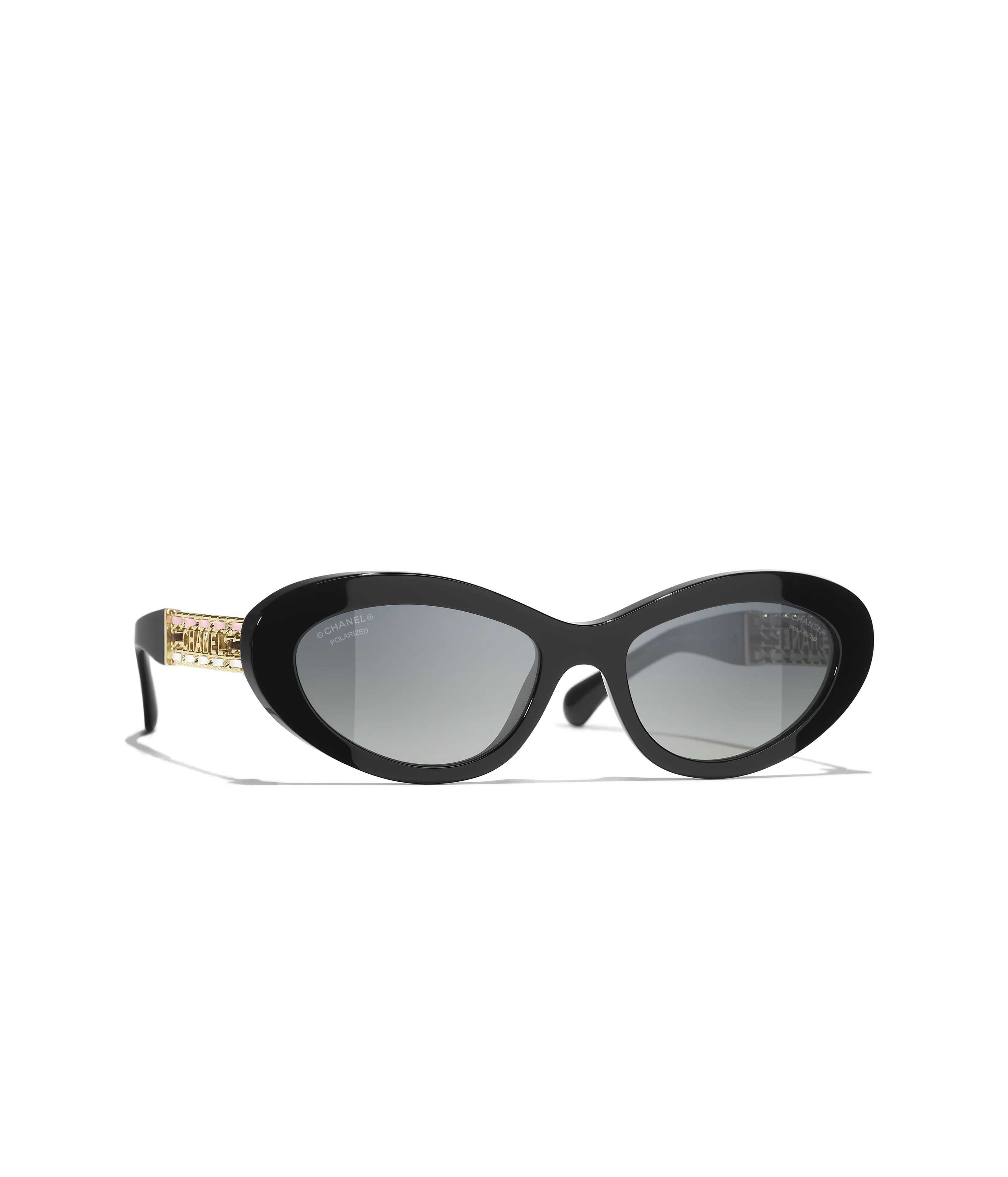 CHANEL Sunglasses: Cat Eye Sunglasses, acetate &amp; chain &mdash; Fashion | CHANEL | CHANEL | Chanel, Inc. (US)