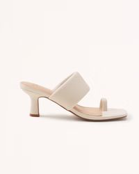 Toe Strap Mule Heels | Abercrombie & Fitch (US)