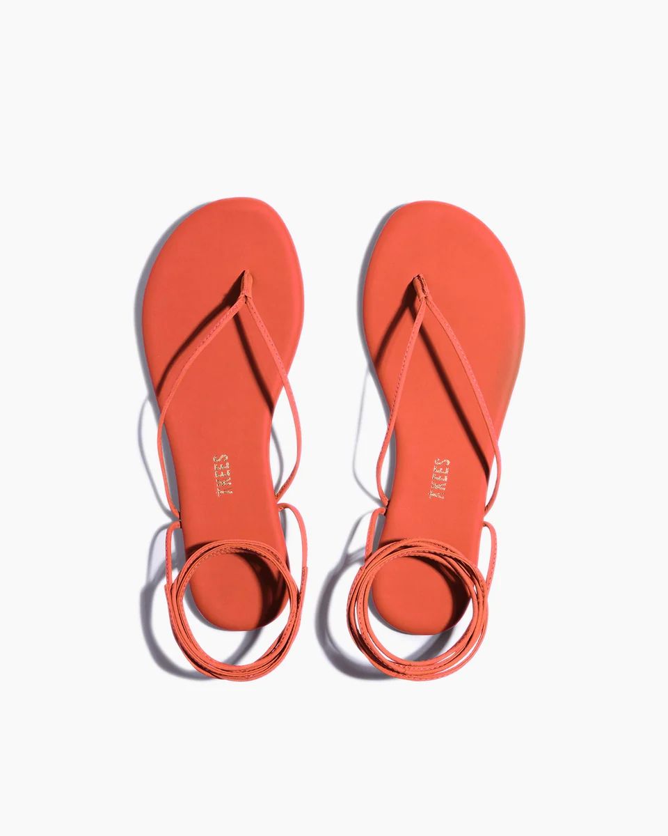 Lilu Pigments in Tangerine | Sandals | Women's Footwear | TKEES