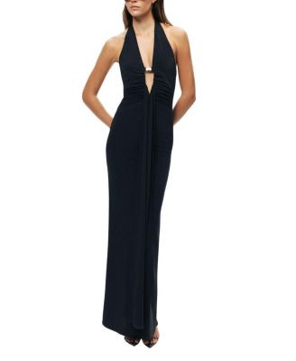 Halter Neck Cut-Out Maxi Dress | Bloomingdale's (US)