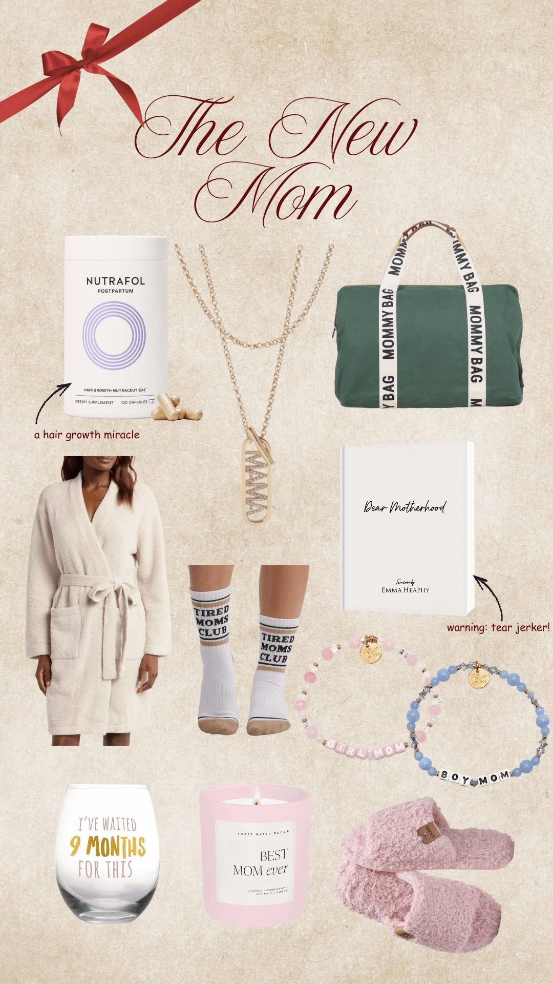 Gift ideas for the new mom • girl mom • boy mom • Nutrafol hair growth • mommy bag • gifts for mom

#LTKCyberWeek #LTKGiftGuide #LTKHoliday