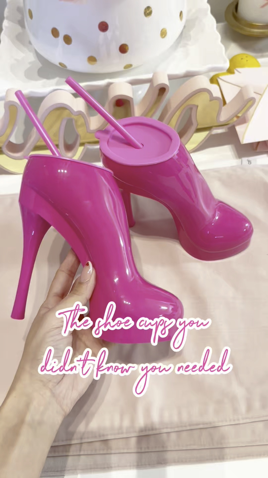 Life is short-buy the shoes 🎀 in all formats! These are so cute for a Galentine’s Day get together or a girl’s night! Or just if you are feeling extra fabulous! These sold out last year and they are back again!! 

#walmartfinds #valentinesdaydecor #galentinesday #pinkaesthetic 



#LTKParties #LTKSeasonal #LTKWatchNow