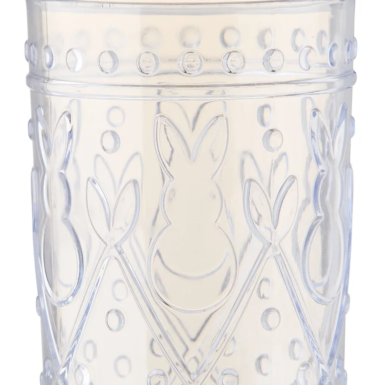 Embossed Bunny Tumbler, Clear, 13 fl oz, Easter by Way To Celebrate | Walmart (US)