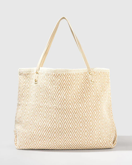 Katie Woven Tote - Cream | VICI