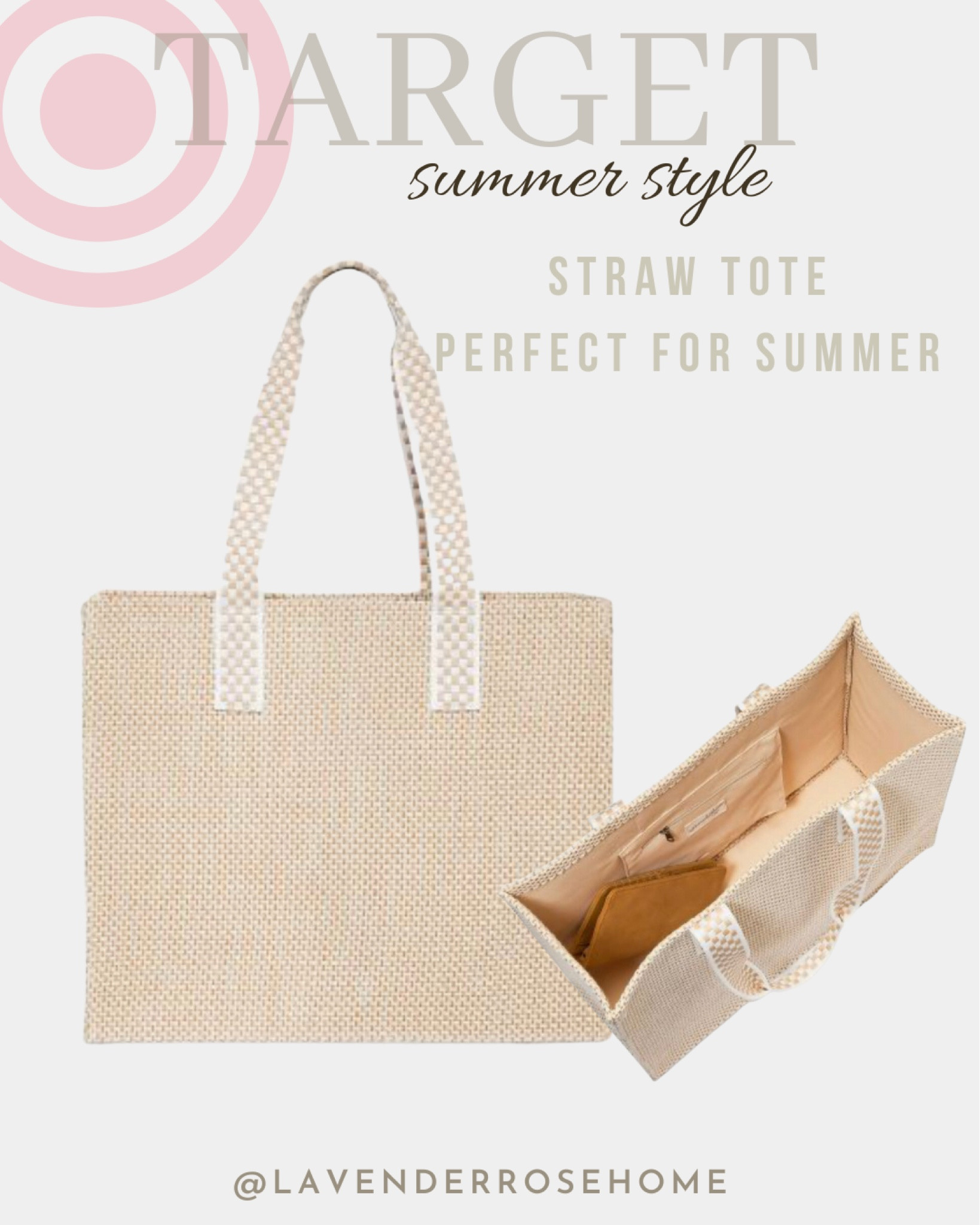 Love this affordable woven tote for summer ☀️ 

Tote. Tote Bag. Woven Bag. Handbag. Shoulder Bag. Target. Style. Summer Style. 

#LTKunder50 #LTKstyletip #LTKhome