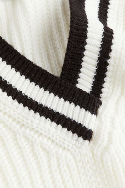 Rib-knit Sweater Vest | H&M (US + CA)