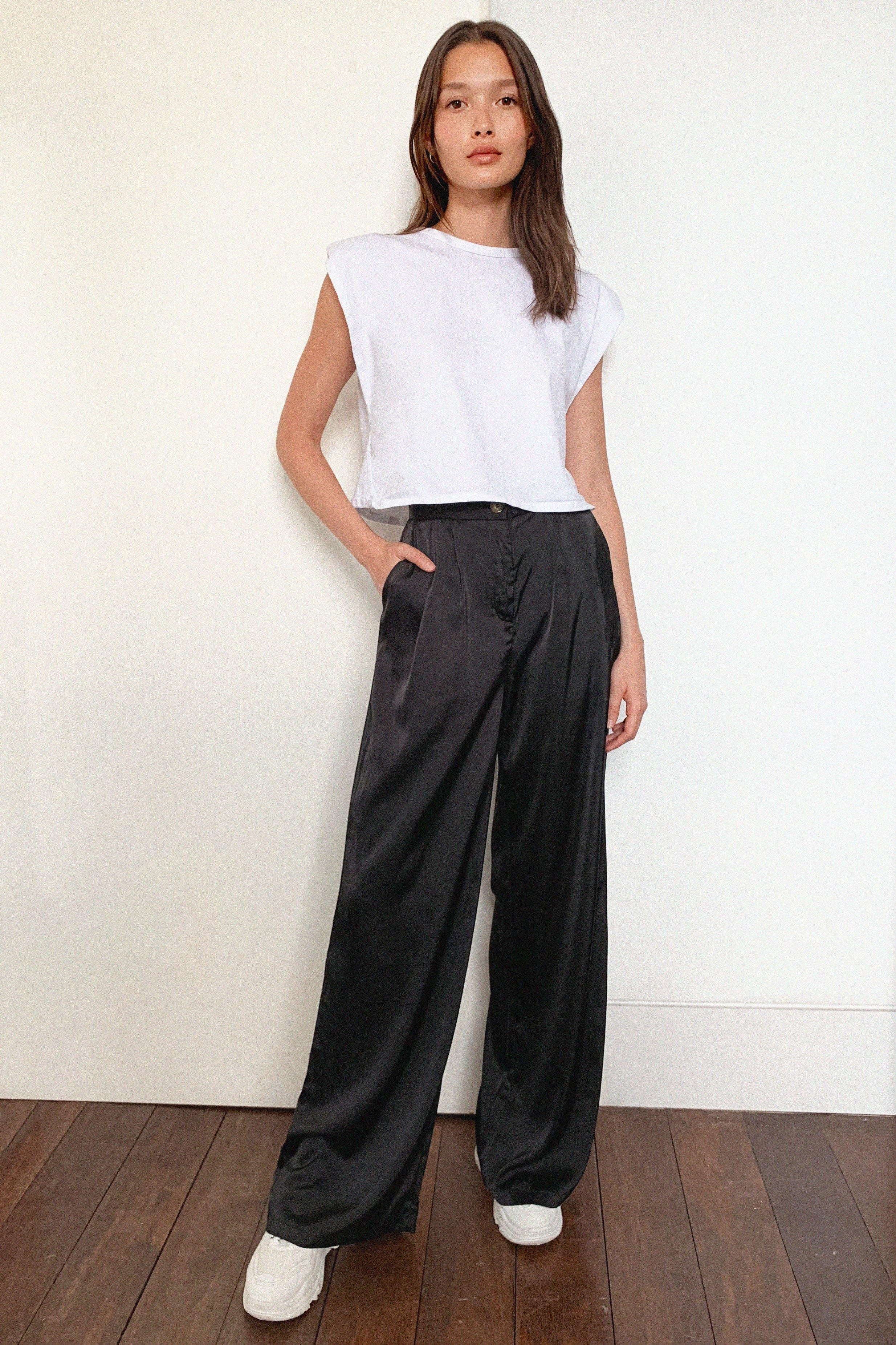 Sleek Out Satin Wide Leg Trouser Co-ord | Nasty Gal | NastyGal (US & CA)