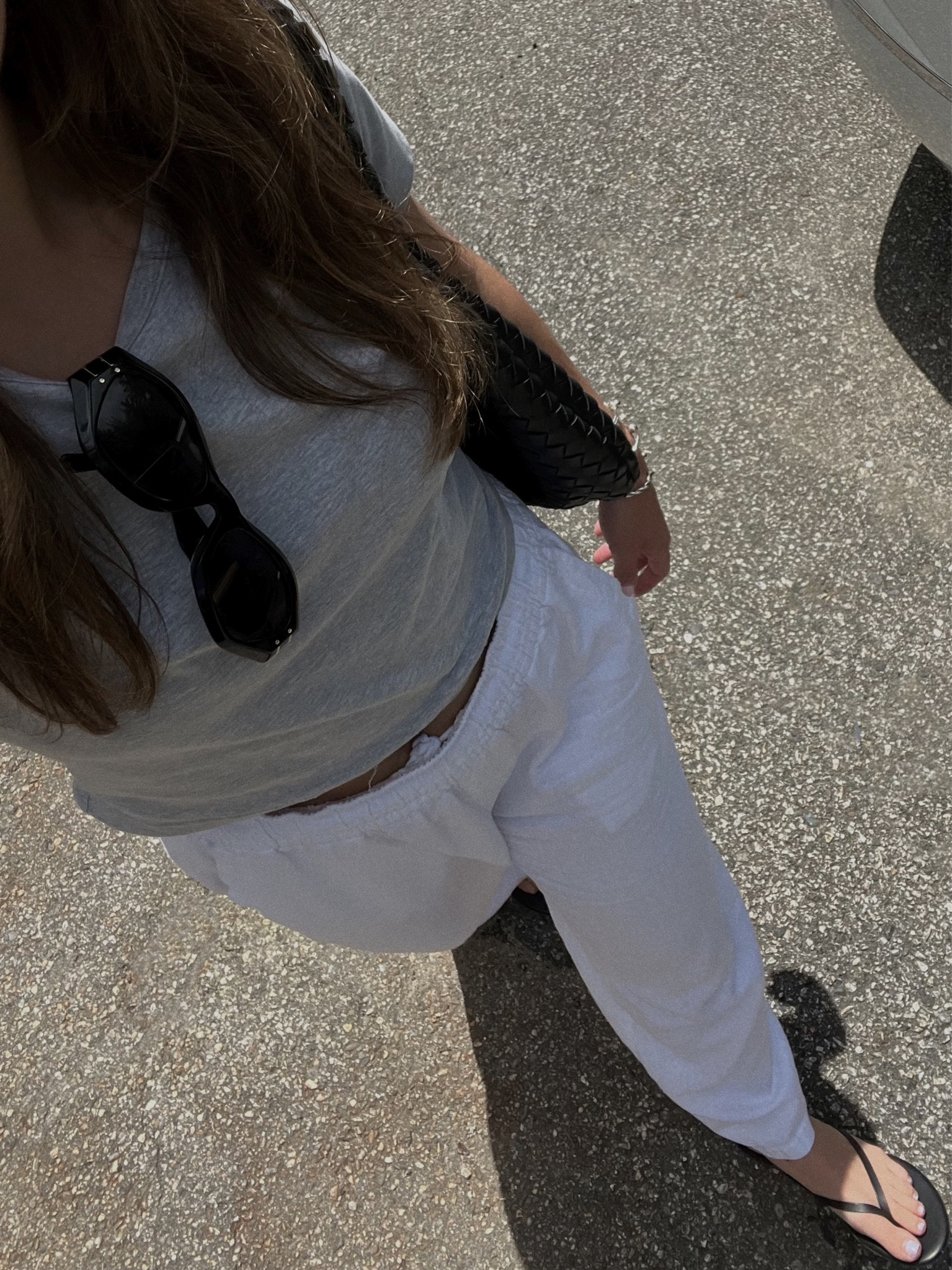 T shirt is old revolve. Summer outfit. Simple style. Linen pants. Everyday style  

#LTKSeasonal #LTKunder100 #LTKunder50