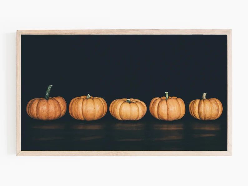 Samsung Frame TV Art Set of 4  Halloween Still Life  Black - Etsy | Etsy (US)