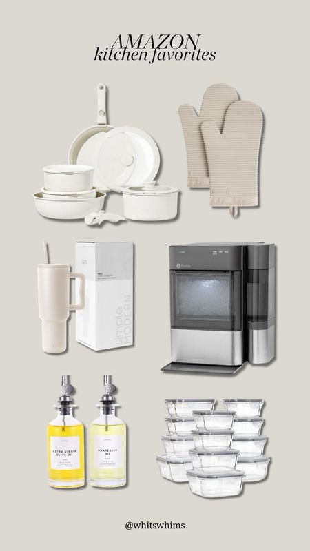 Some of my Amazon kitchen favorites 

Ice machine 
Pots and pans 
Spring finds 
Home decor 
Home appliances 

#LTKhome #LTKfindsunder100 #LTKstyletip