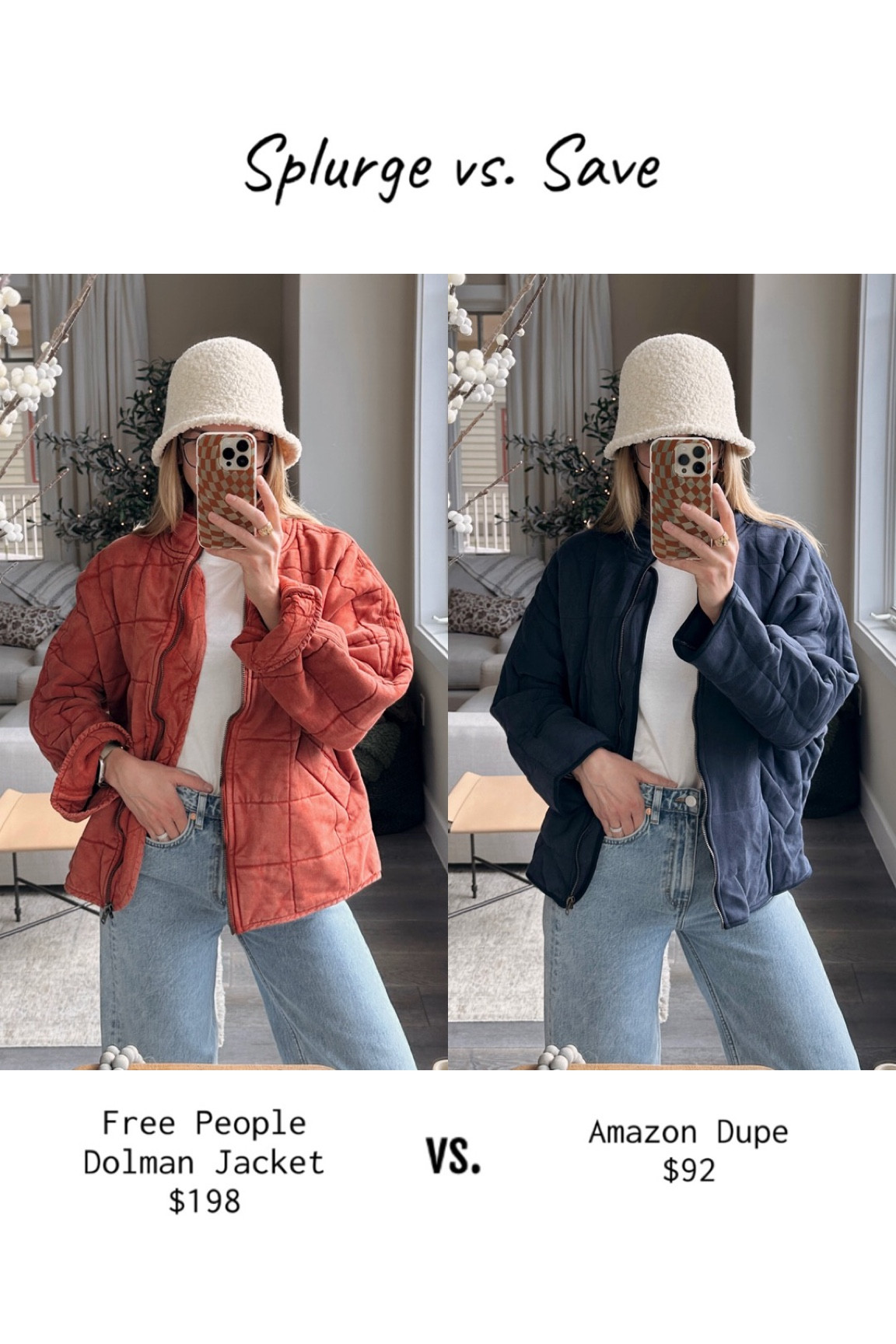 The best Amazon dupe for the Free People Dolman Jacket! Size up for an oversized fit. I’m wearing a medium!

#LTKunder100 #LTKSeasonal #LTKHoliday