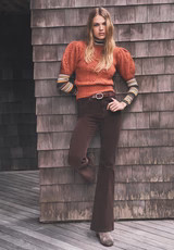 Joplin High Rise Flare Women's Corduroy Pants in Brown - BL15940 | Buffalo David Bitton