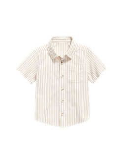 Short-Sleeve Striped Oxford Shirt for Toddler Boys | Old Navy (US)