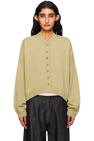 Cordera - Yellow Merino Wool Cardigan | SSENSE