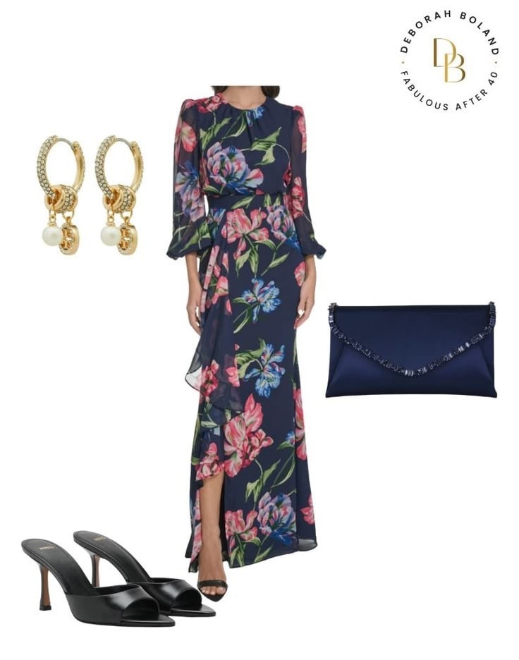 Dressing up for spring weddings in a way that feels effortless ✨ This darker floral 3/4 sleeve dress paired with black heels is giving me all the elegant-but-easy vibes 🌸 Perfect for celebrating love, enjoying the sunshine, and maybe sneaking a dance or two on the dance floor 😉 #SpringWeddingStyle #FloralDress #EffortlessElegance

#LTKSeasonal #LTKOver40 #LTKWedding