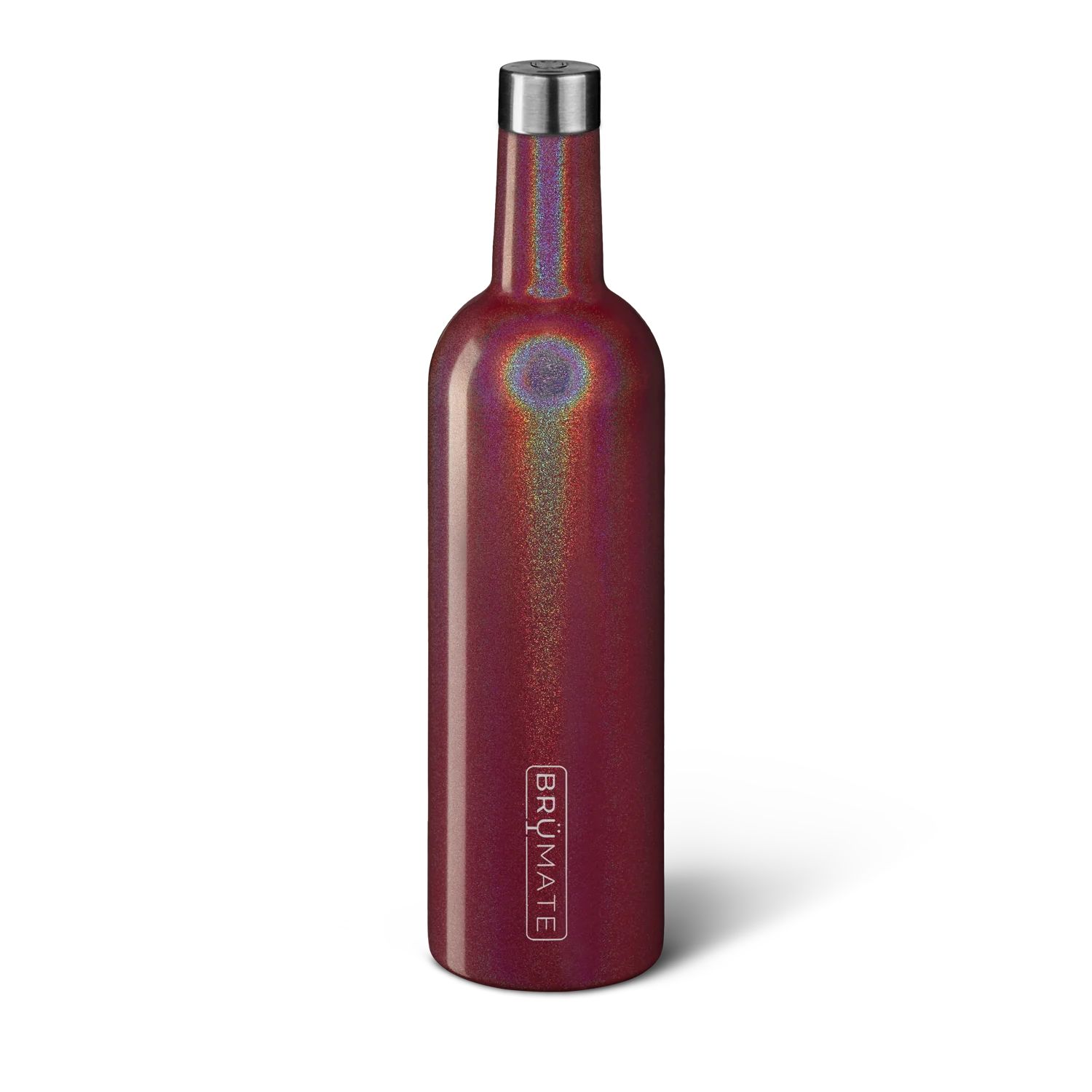 WINESULATOR™ 25oz Wine Canteen | Glitter Merlot V2.0 | BruMate