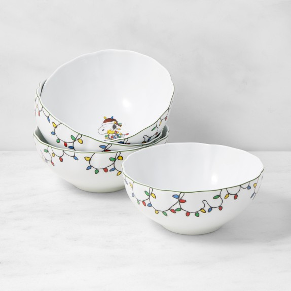 PEANUTS™ x Williams Sonoma Charlie Brown Christmas Cereal Bowls | Williams-Sonoma