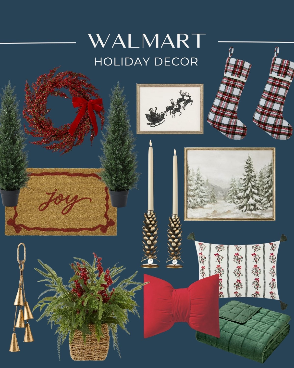 New Walmart Holiday Decor! ❤️🌲