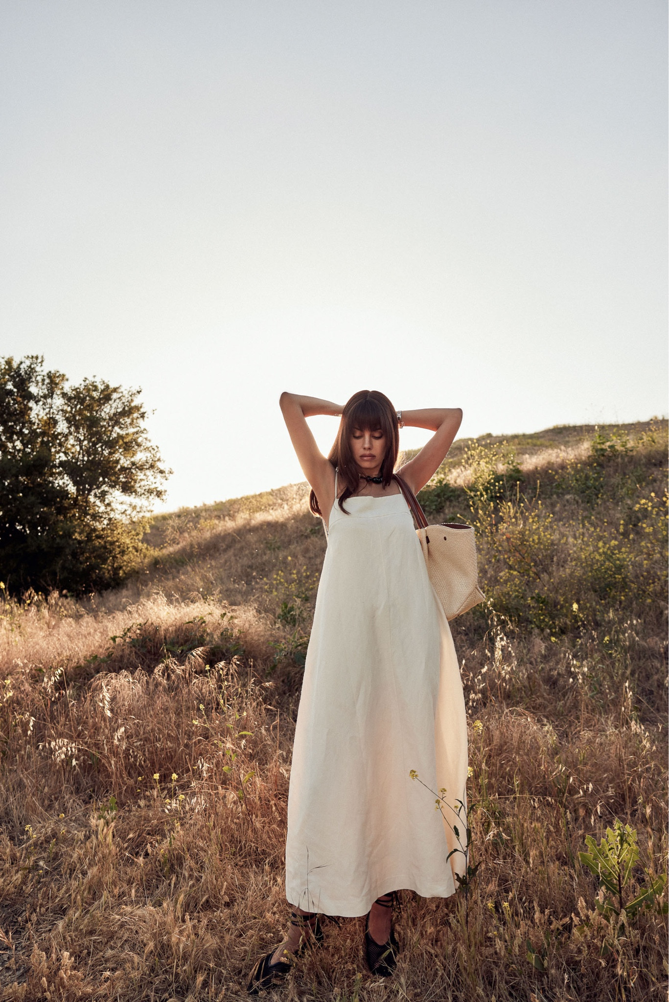 banana republic silk linen maxi dress vivaluxuryblog on LTK