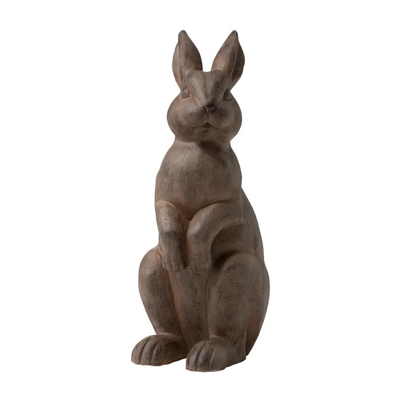 Zachary MGO Standing Rabbit Garden Statue | Wayfair North America