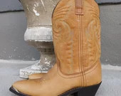 Vintage 1980s 90s Cowboy Boots Size 7 - Etsy | Etsy (US)