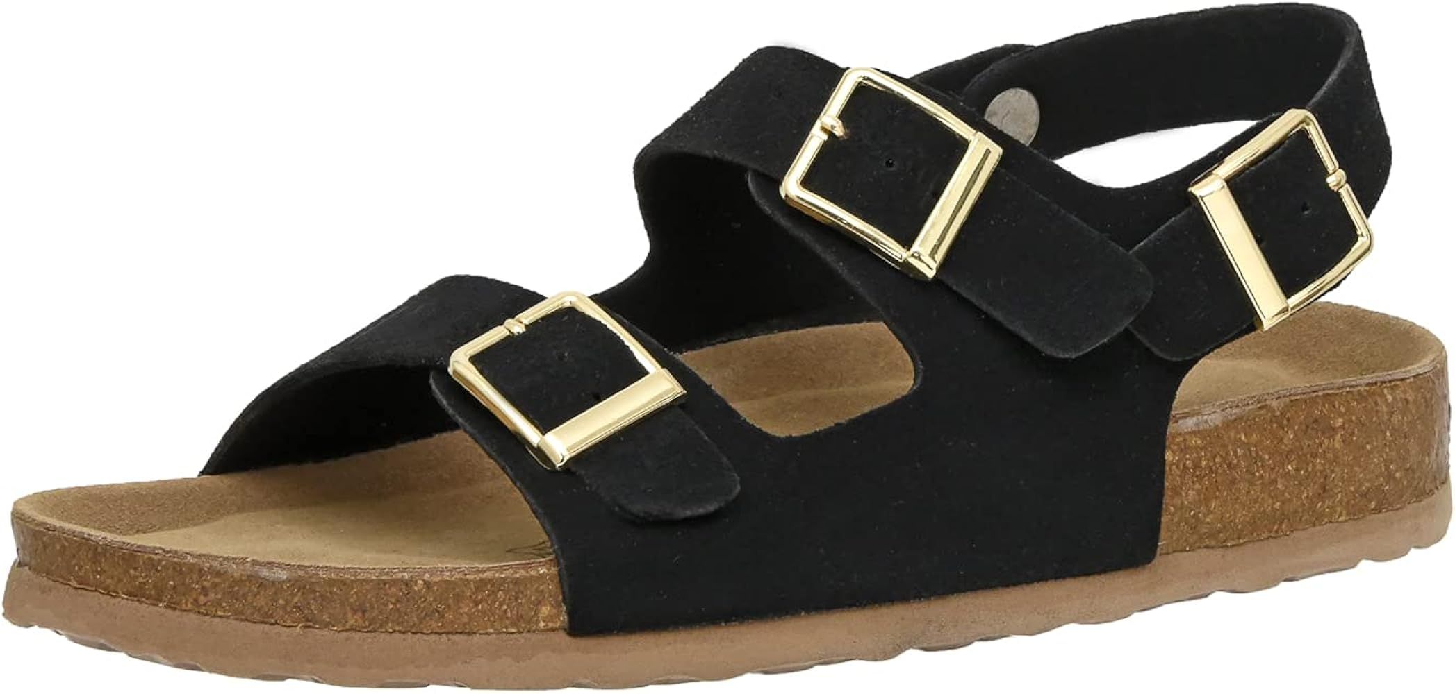 CUSHIONAIRE Women's Lulu Cork footbed Sandal with +Comfort and Wide Widths Available | Amazon (US)