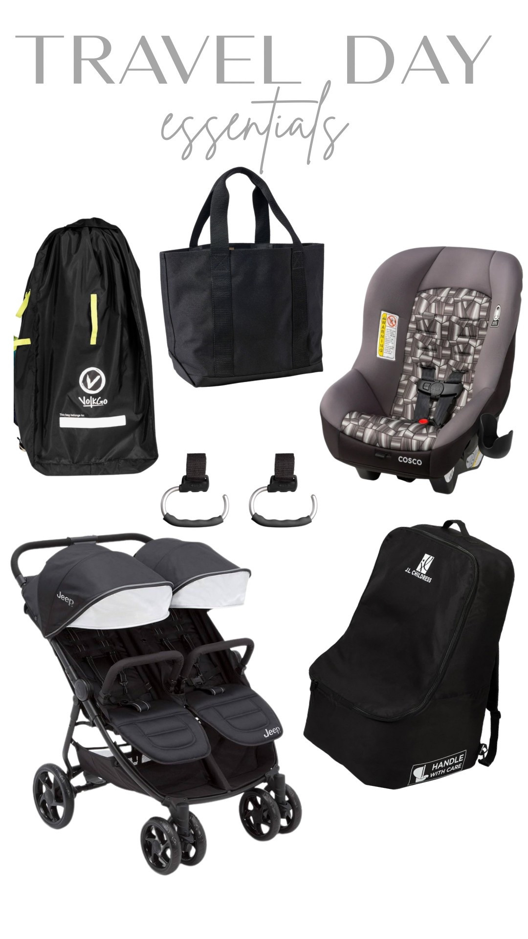 These are the items that we use every time we travel to get through the airport and onto the plane! We personally take the car seats on the plane so the backpack carriers are amazing! 

#LTKKids #LTKTravel #LTKFamily