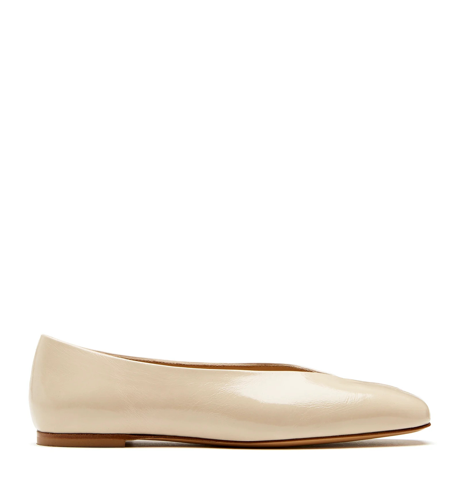 JERSEY CRUSHED LEATHER FLAT | La Canadienne