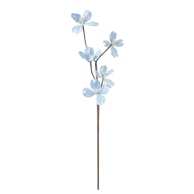 Blue Dogwood Blossom Tree Stem - Set of 6 | Cailini Coastal
