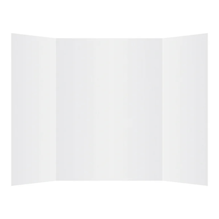 Pen + Gear White Tri-Fold Project Display Board, 36"x48", 1/Pack | Walmart (US)