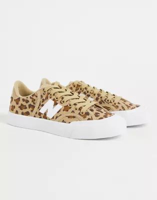 New Balance Pro Court Vulc sneakers in leopard print | ASOS (Global)