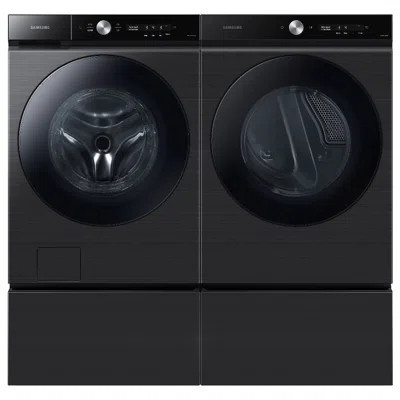 Samsung 5.3 cu. ft. Front Load Washer with 7.6 cu. ft. Dryer with Super Speed Dry | Wayfair North America