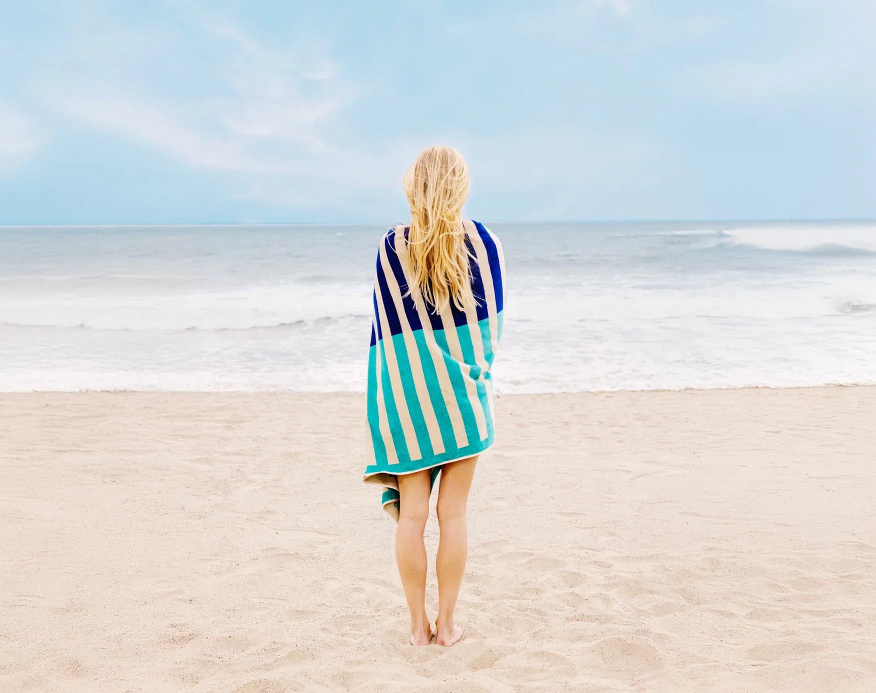Shibumi Luxe Beach Towel - Relax on Repeat | Shibumi Shade