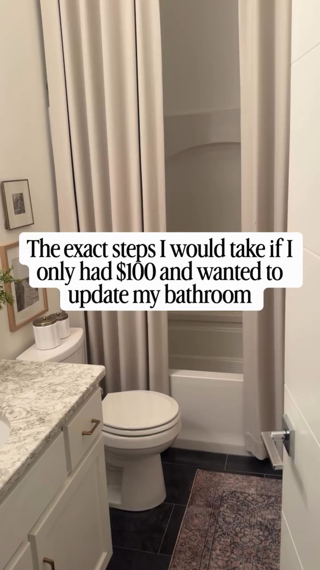 It’s amazing what a few small changes can do.🙌🏼

I added wall molding + upgraded outlet covers for under $100 and this bathroom instantly feels more custom and elevated ✨
Such an easy way to get that high-end look without spending thousands on a remodel.

Little details really do make the biggest impact 🤍

#bathroomrefresh #diyhomeprojects #wallmolding #budgetdecor #homeimprovement affordablehome neutralhome homedecorideas diydecor customhomefeel

#LTKHome #LTKSeasonal