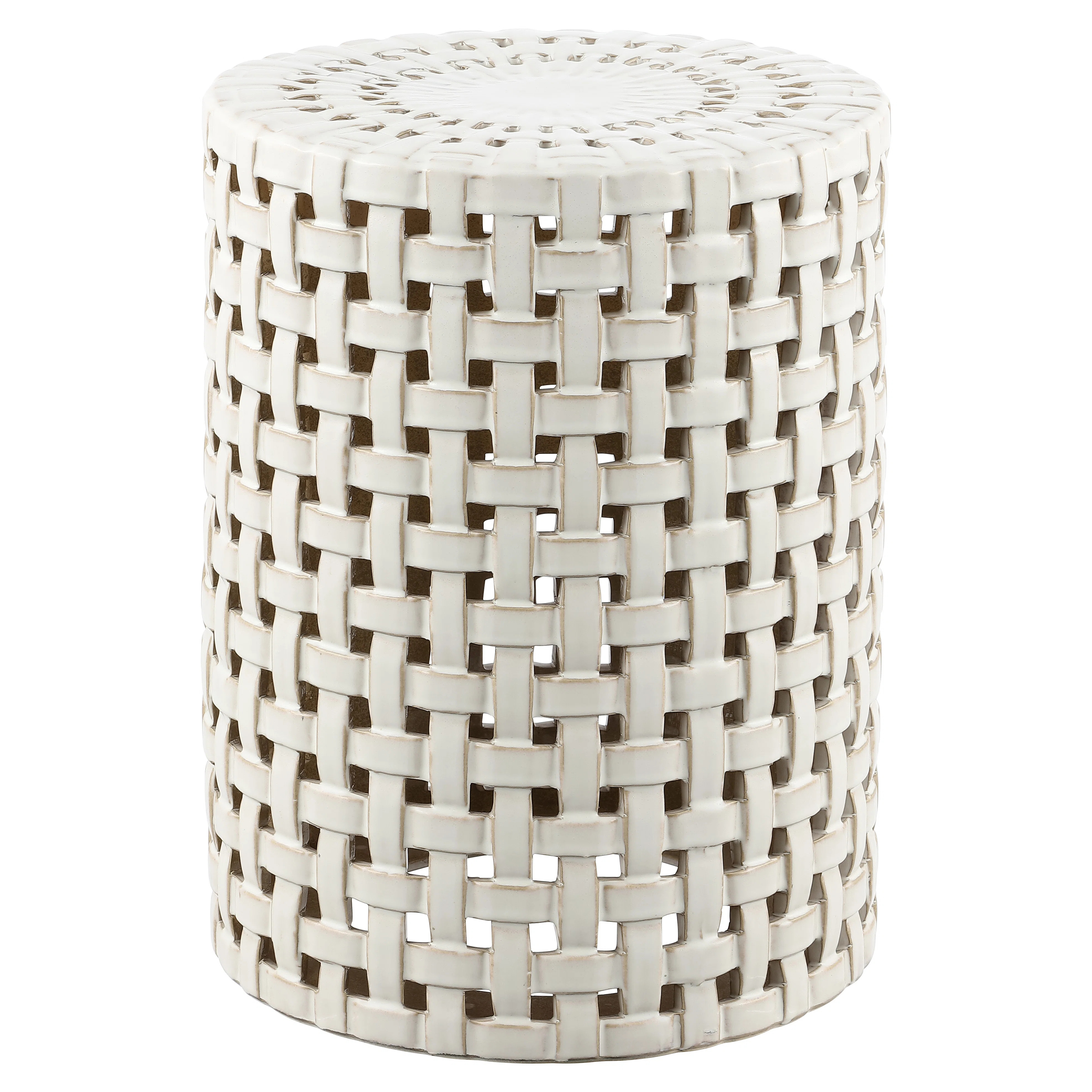 Dovecove Gonde Ceramic Accent Stool & Reviews | Wayfair | Wayfair North America