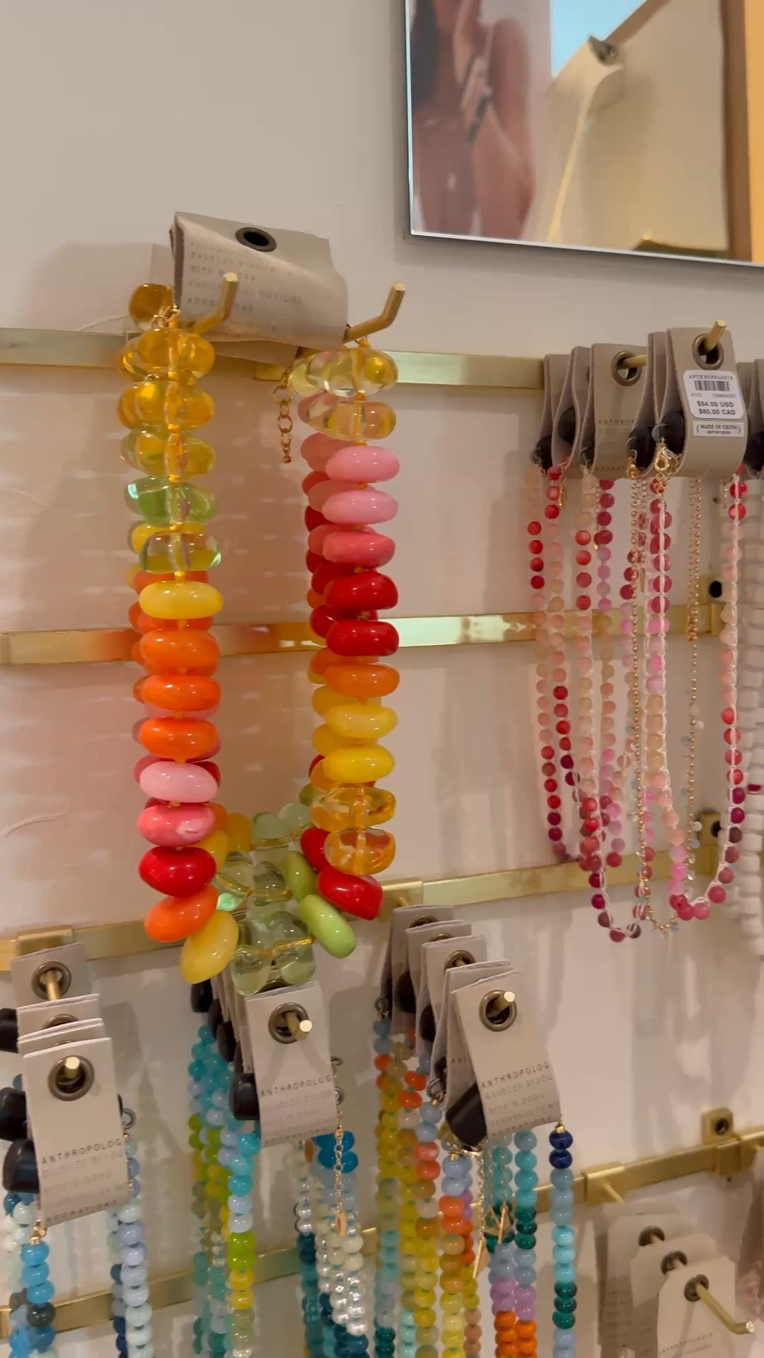 Fun beaded necklace for summer 🌈☀️