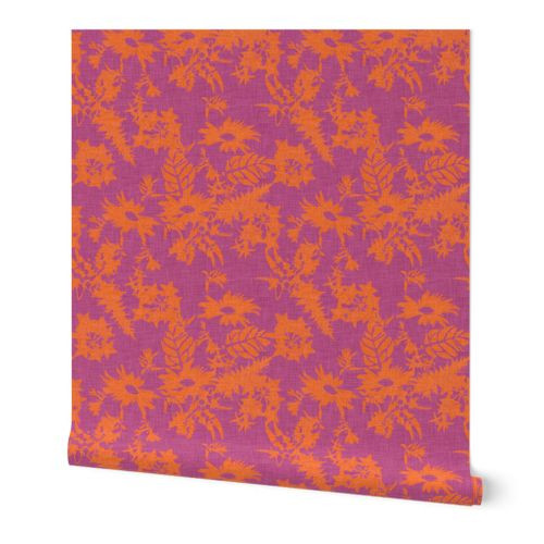 pink_toile_bohÃ¨me | Spoonflower