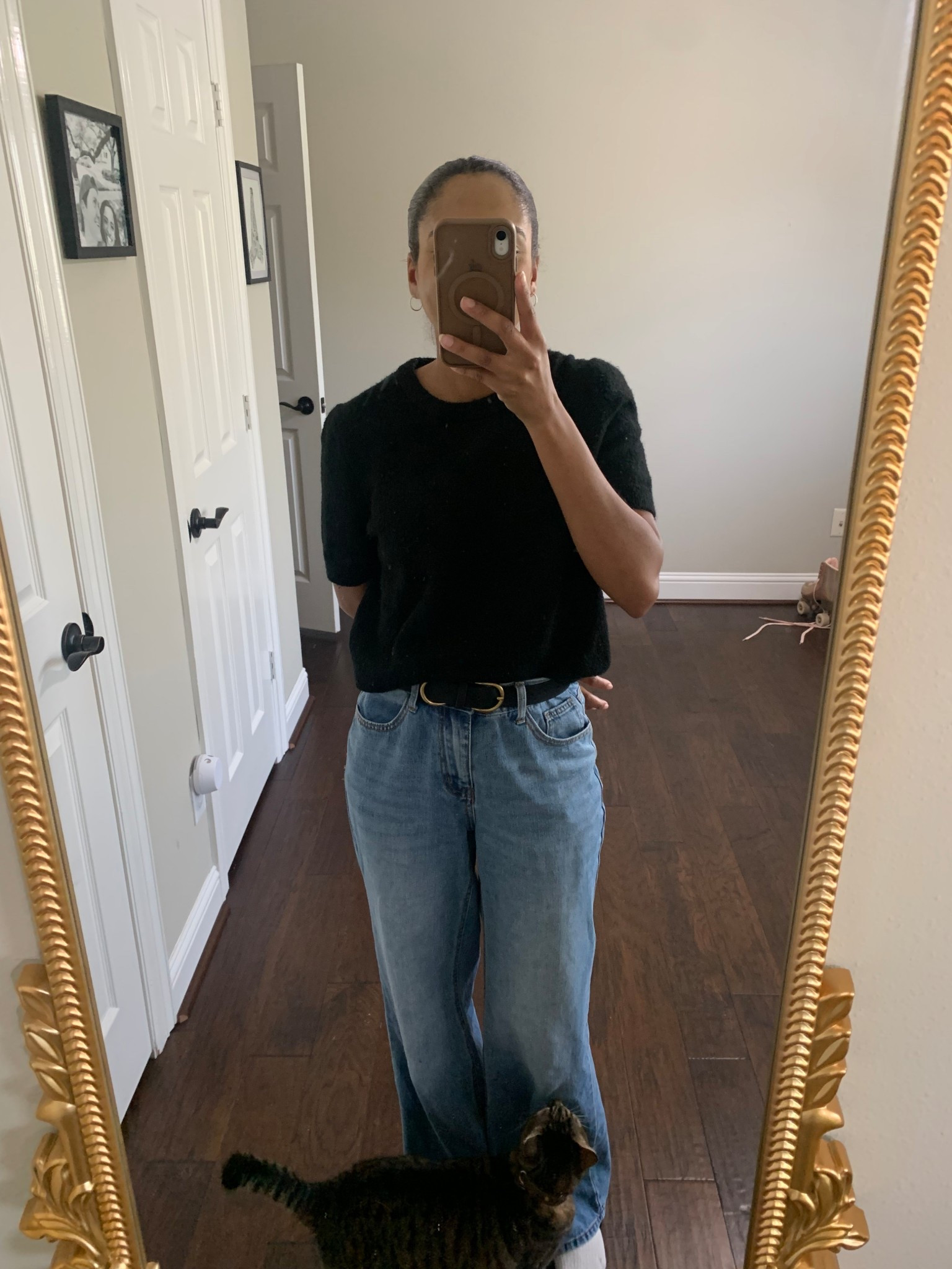 Friday OOTD featuring Edna 🐈
Shop this casual yet elevated look for under $60! Links below 👇 

#LTKootd #LTKWorkwear #LTKSaleAlert