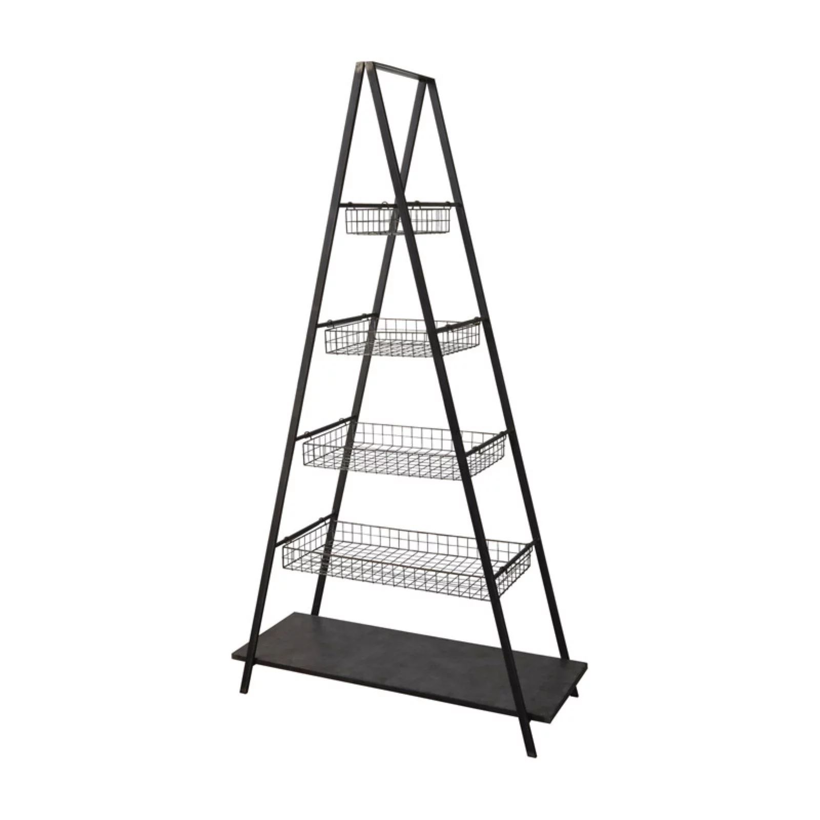 3R Studios Metal 5-Tier Ladder Inspired Storage | Walmart (US)
