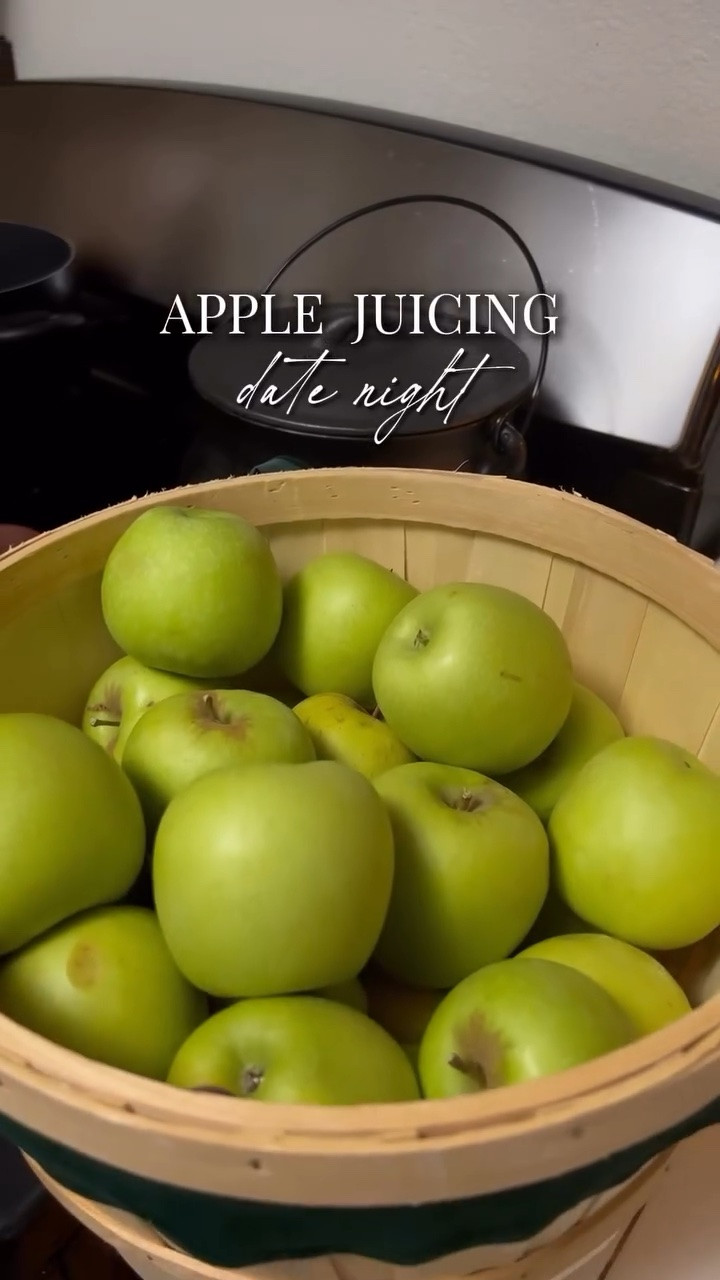 The coziest apple juicing date night without the trending audio. We’re starting the canning process from our backyard apples! It’s so tasty. Can’t wait to make my spiced cider!

#datenight #bepresent #marriedlife #nontoxic #cozyhome