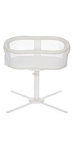 HALO BassiNest Swivel Sleeper, Bedside Bassinet, Essentia Series, Nautical Net | Amazon (US)