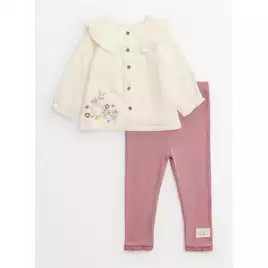 Buy Jemima Puddle-Duck Blouse & Pink Leggings Set 6-9 months | Outfits and sets | Tu | Tu Clothing
