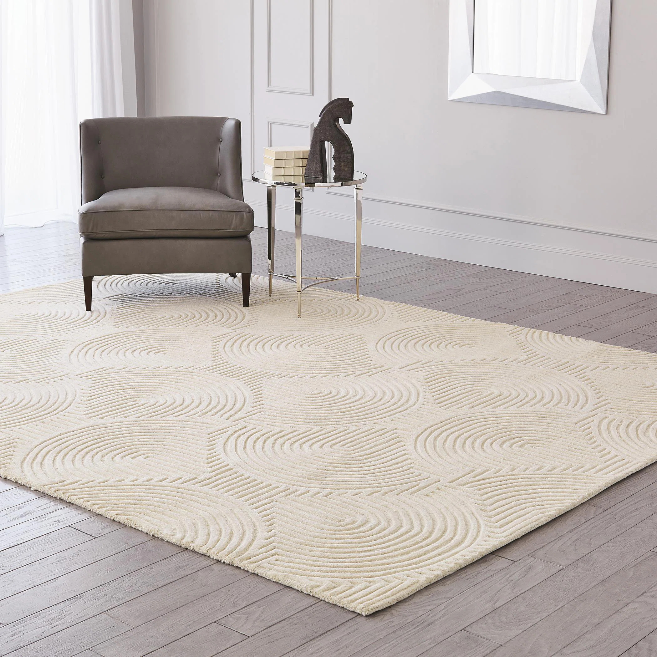 Arches Rug-Ivory/Ivory | Wayfair North America