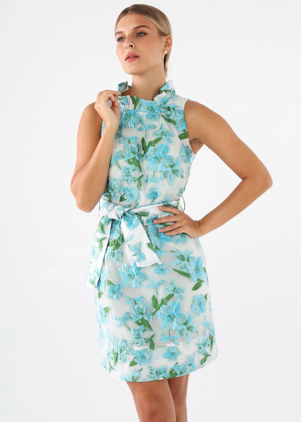 Betty Dress Tropical Organza | Abbey Glass
