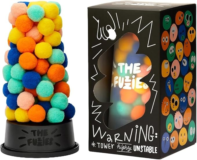 The Fuzzies Stacking Game – Build an Absurd, Gravity Defying Tower Out of Soft Fuzzballs | Amazon (US)