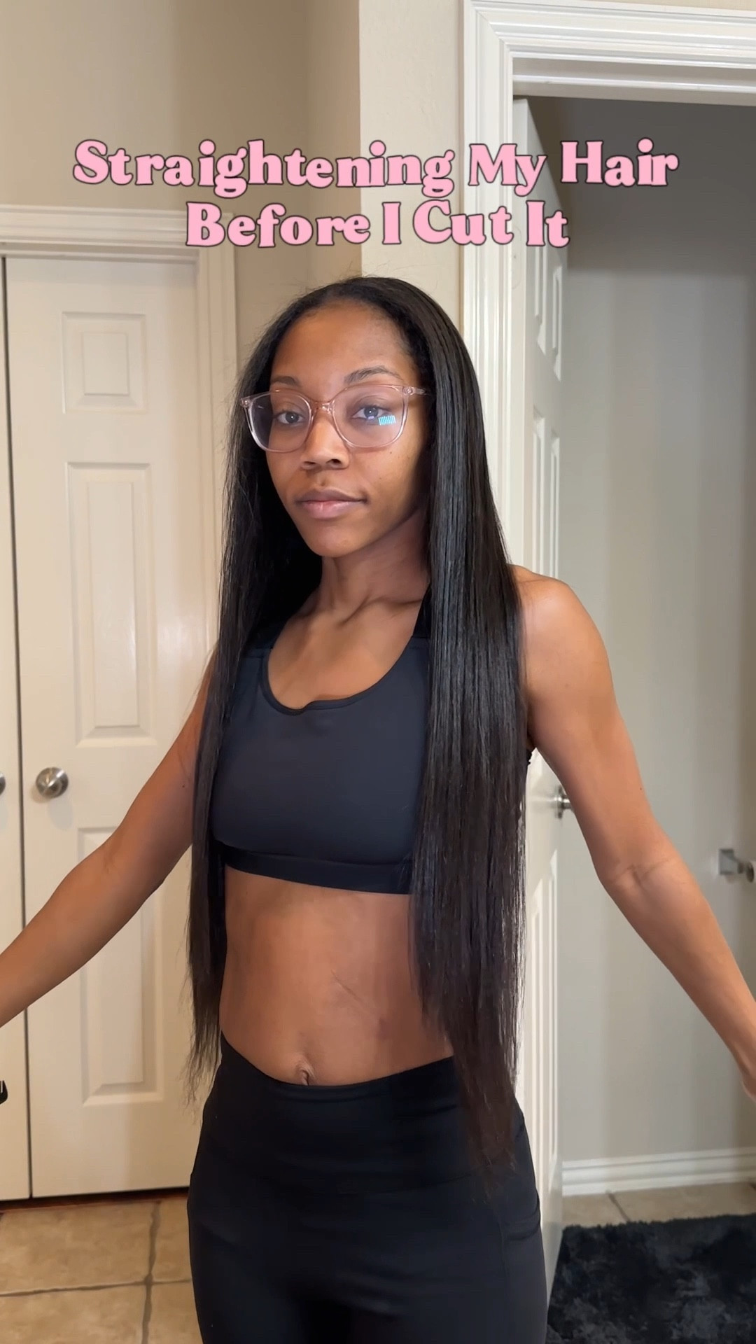 Straightening my hair before I give myself a little haircut! My favorite flat iron is the GHD Chronos Max which heats up so fast and works so well on my naturally curly hair 💕 

#LTKBeauty #LTKgrwm