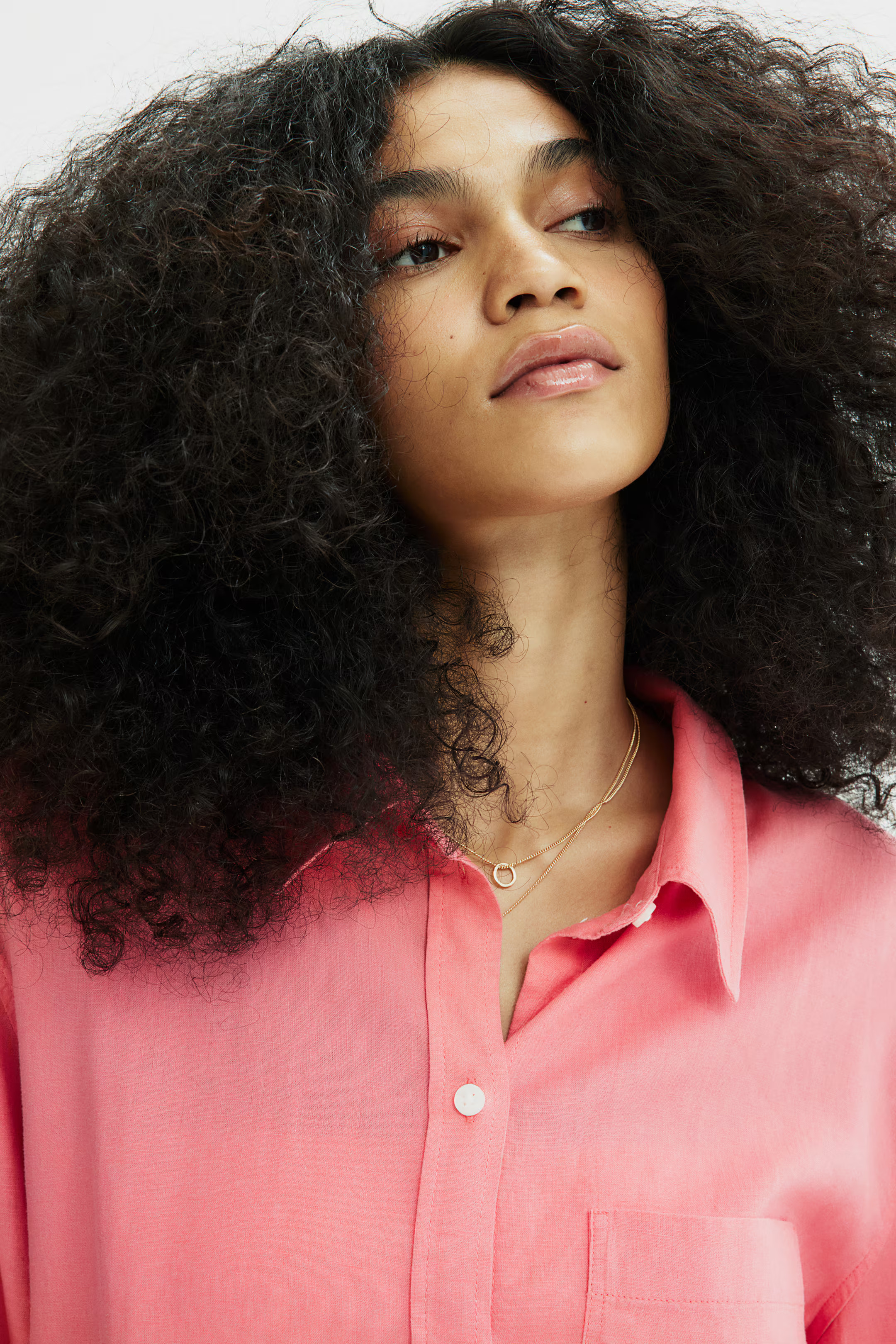 Linen-blend ShirtNot saved to favorites$24.99Color:PinkPreviousNextSelect size   XS    S ... | H&M (US + CA)