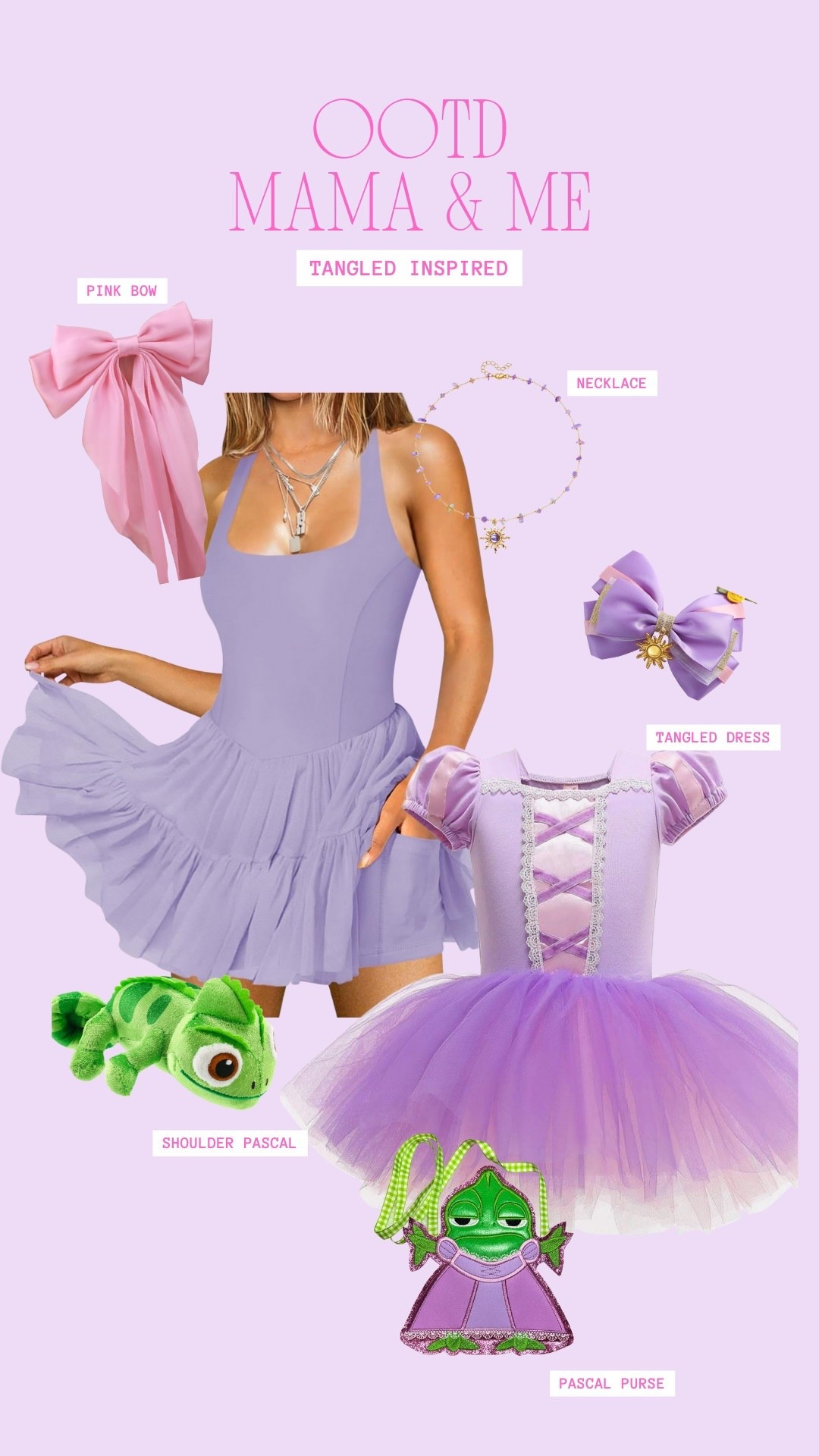 Mommy and me Tangled Disneybound. All on Amazon. #disneyworld #disneyworldoutfits #disney

#LTKFamily #LTKActive #LTKKids