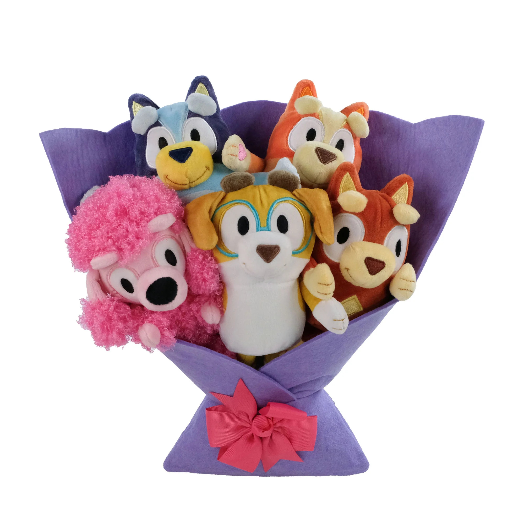 Bluey Family Plush Valentines Bouquet, by Ruz | Walmart (US)