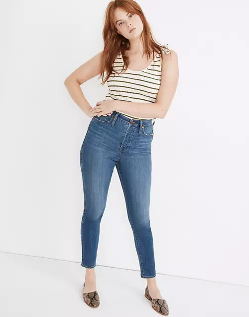 Curvy Stovepipe Jeans in Leman Wash: TENCEL™ Denim Edition | Madewell